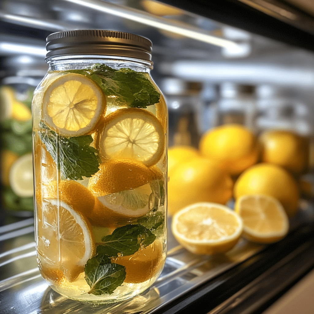 Lemon Balm Recipe for Weight Loss: Calm Cravings & Slim Naturally 14 u1471415212 A large mason jar of lemon balm detox water in fr 495e1095 2d8f 4c06 89a4 75254fbac5cc 2