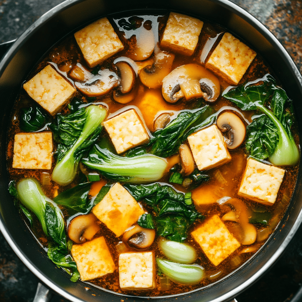 Japanese Mounjaro Recipe – A Delicious Way to Stay on Track 11 u1471415212 A pot with golden miso broth and tofu cubes simme 9dbd3586 be34 460b 8345 2b804ee41efc 2