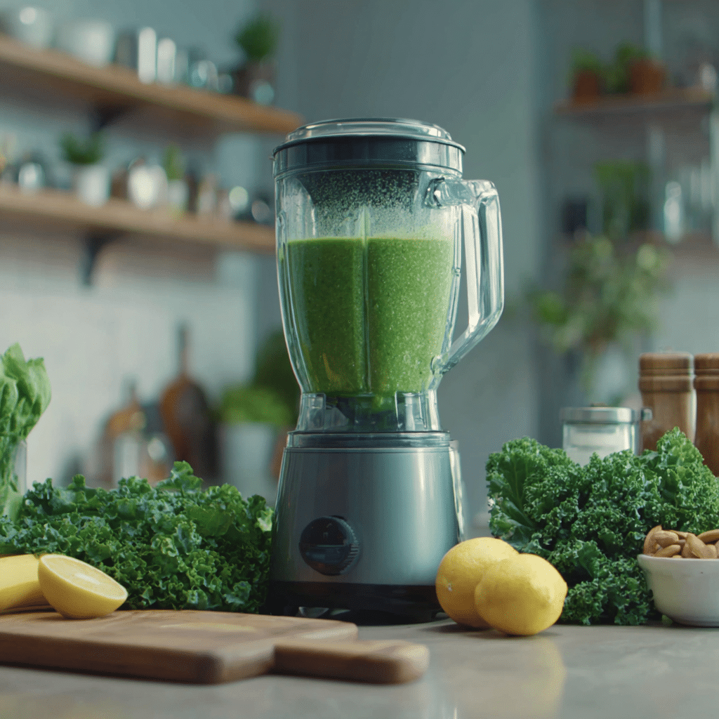 Smoothie Detox for Weight Loss: A Delicious Way to Cleanse and Slim Down 11 u1471415212 Blender filled with leafy greens banana lemon jui 244aa8e0 5989 4863 b55b 47be7b82f81e 3