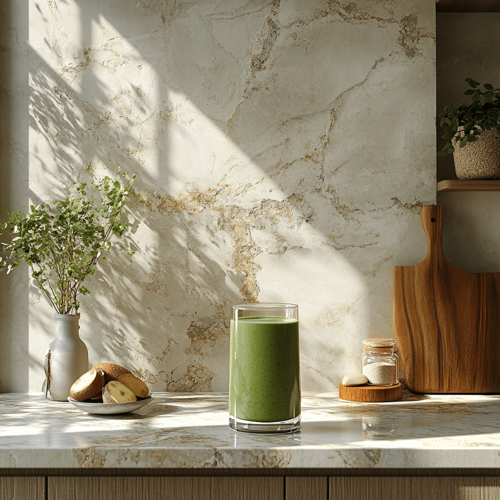 Blended Matcha Recipe – Creamy, Cool, Clean Energy in a Glass 1 blended matcha recipe featured drink