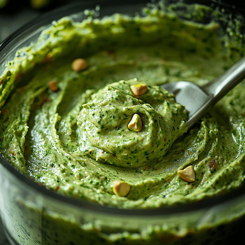 Nutty Gourmet Pistachio Butter: A Creamy Delight for Healthy Eaters 12 u1471415212 Close up of pistachio butter mid process in a foo 4d86e6e0 7919 4710 bdf9 ef1769826a05 1