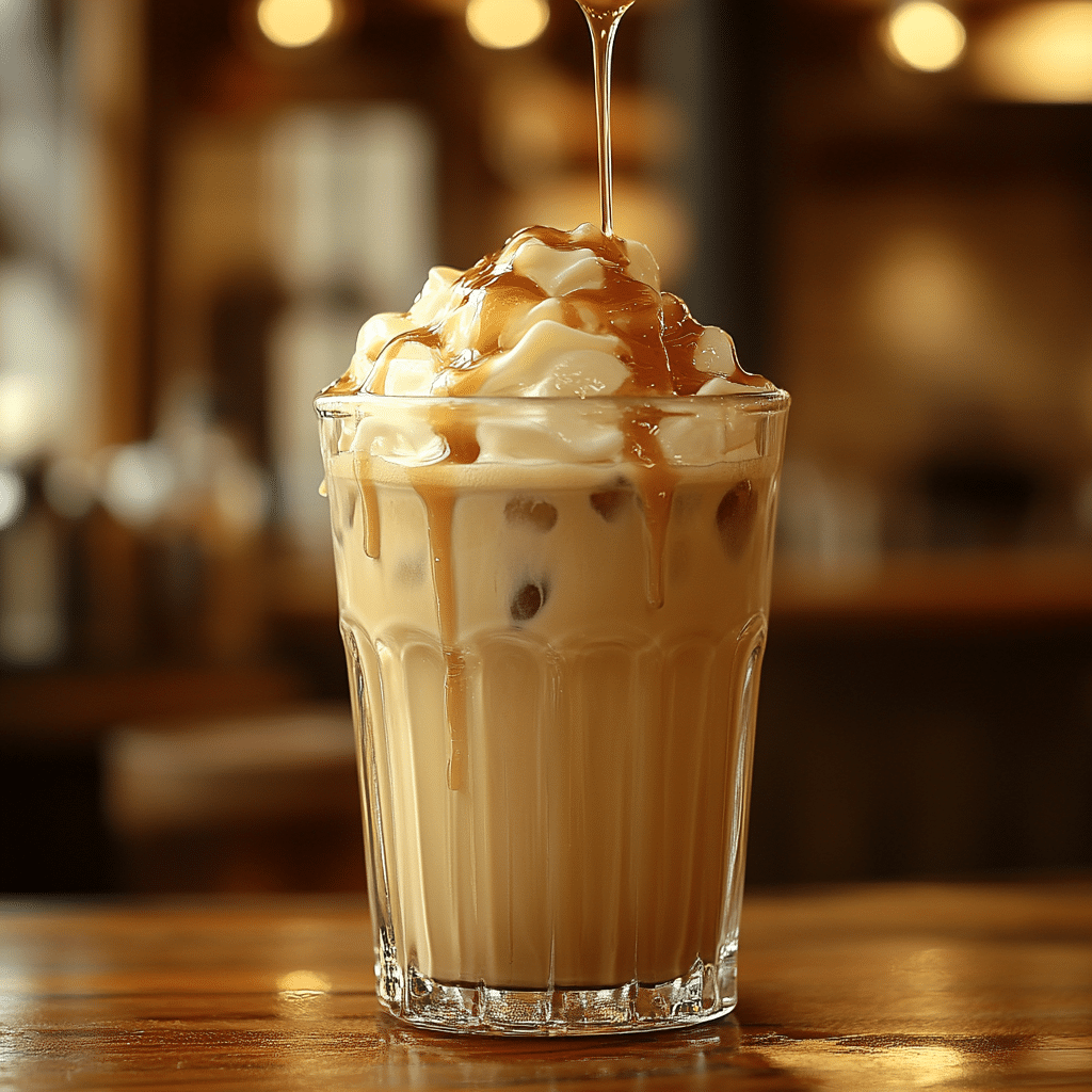 White Mocha Iced Coffee: Make This Creamy Café Favorite at Home 10 u1471415212 Close up of stirring white chocolate syrup into i bac5d5ec 8a9f 4df5 b58f 3d7774563fd6 3