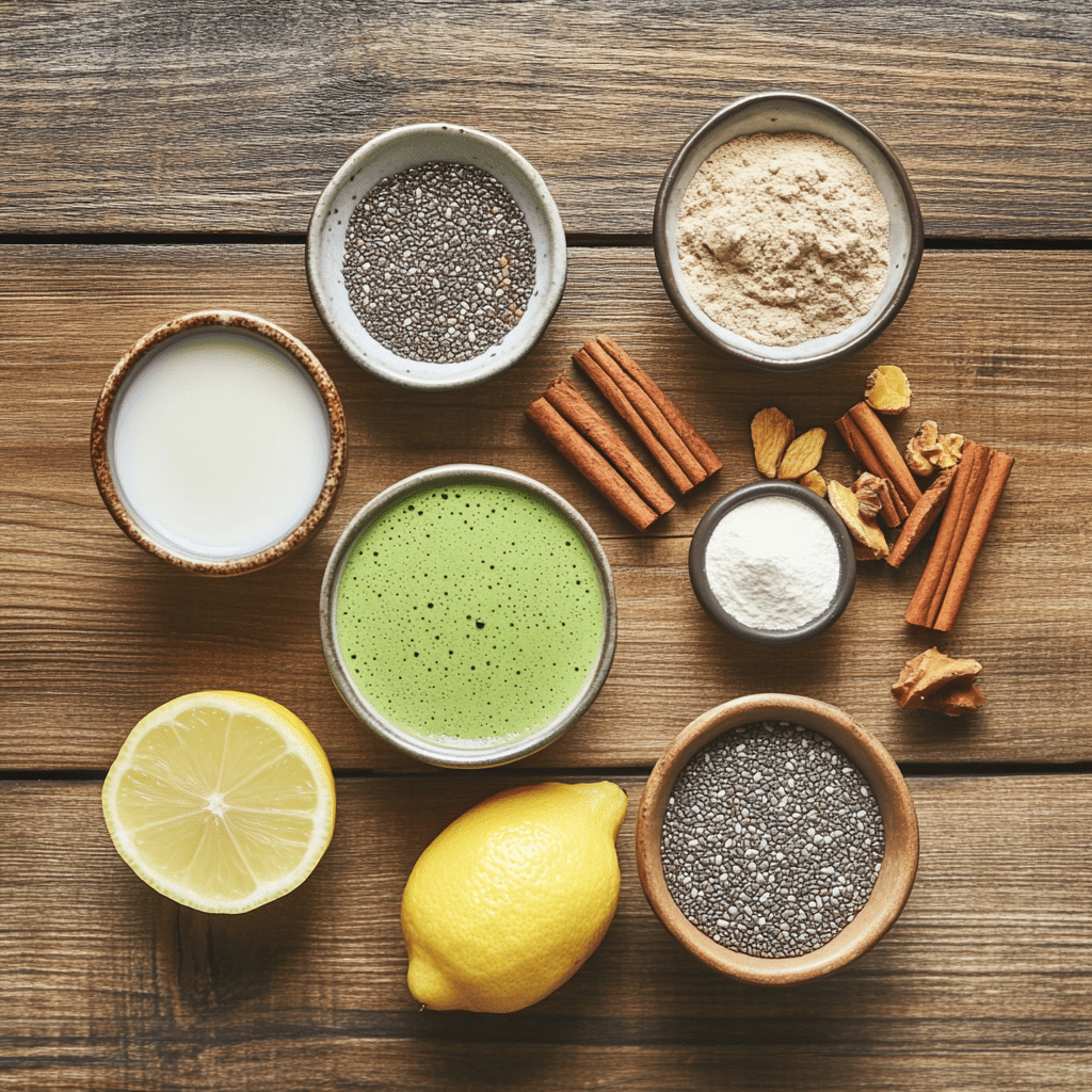 Natural Mounjaro Recipe for Weight Loss: Feel Full, Burn Fat Naturally 8 u1471415212 Flat lay of all ingredients used in a natural wei e4e65dbd 1e49 41d9 9928 300c958aa006 1