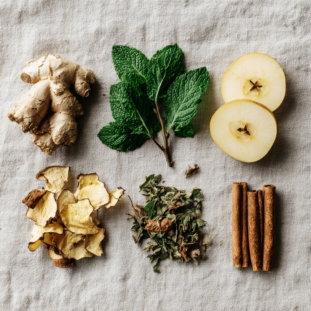 Detox Tea That Works: Natural Ingredients, Real Results 2 u1471415212 Flat lay of detox tea ingredients including fresh d87cb3ce 8c02 46b0 bad3 dd356950b866 0