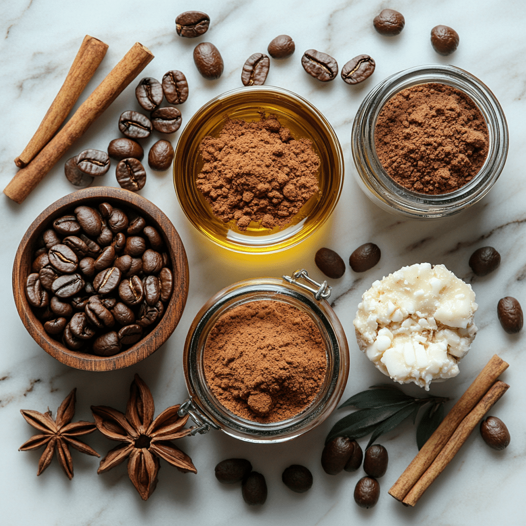 Coffee Loophole Diet: Burn Fat & Curb Cravings With Your Morning Brew 4 u1471415212 Flat lay of ingredients for fat burning coffee MC 9f5ca1f0 7e8a 44a0 8dad bbf396013360 2
