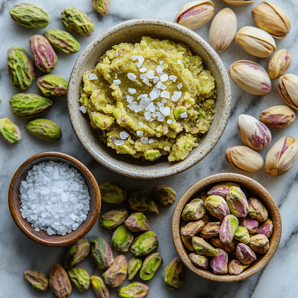 Vegan Pistachio Butter: Creamy, Healthy, and Easy to Make at Home 10 u1471415212 Flat lay of ingredients for vegan pistachio butte 3cc47eb8 c43d 44d8 adc2 c51530d67885 1