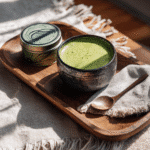 Matcha Einspänner – Creamy, Energizing, and Healthy Layered Drink 13 Finished matcha einspänner in glass