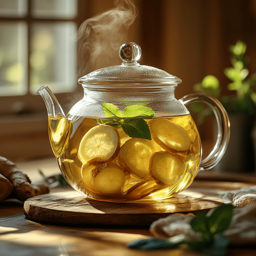 Lemon Balm Ozempic Recipe: A Soothing Herbal Drink for Nausea & Weight Loss 11 u1471415212 Glass teapot with lemon balm tea steeping sliced e19c254e ced0 4085 bcd0 d4f92bea96f2 0