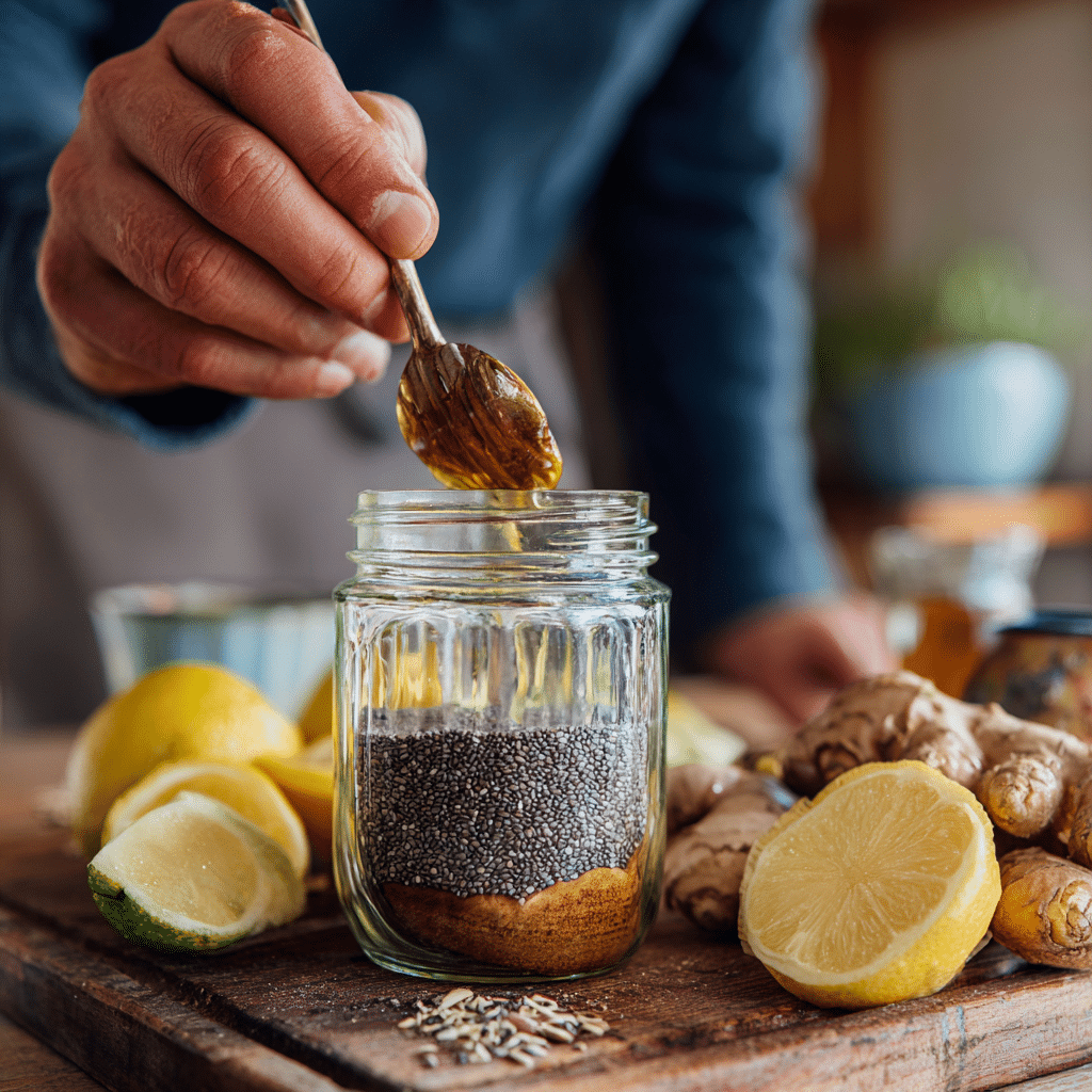 Natural Zepbound Recipe for Weight Loss: A Powerful Natural Alternative Inspired by GLP-1 Science 11 Mixing natural Zepbound recipe