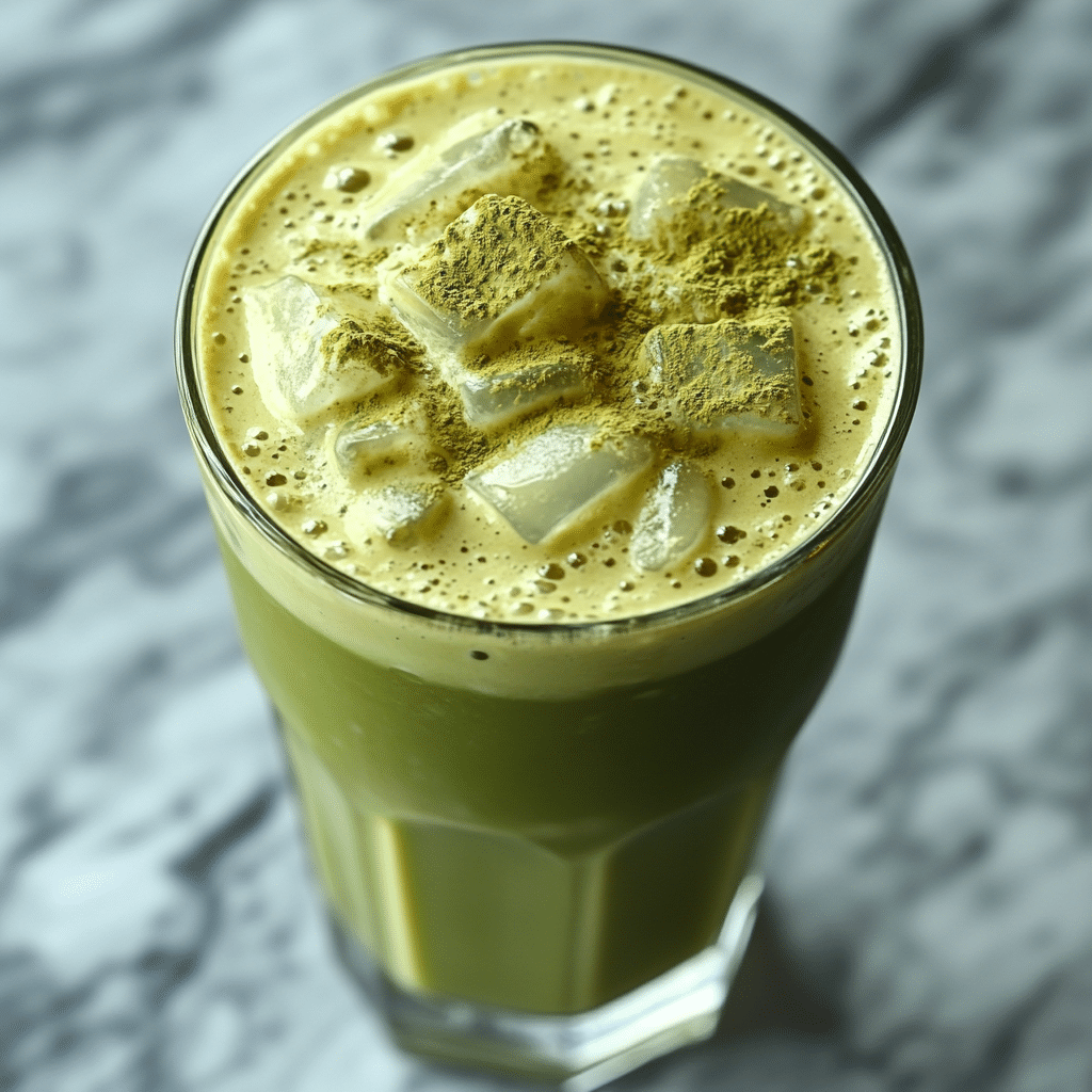 Matcha Cream Cold Foam: Easy, Healthy Recipe for a Creamy Green Tea Twist 1 Matcha cream cold foam on iced matcha