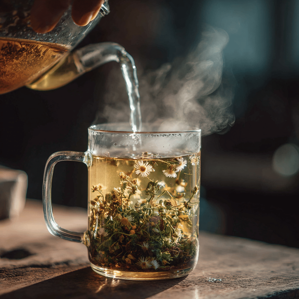 Detox Tea That Works: Natural Ingredients, Real Results 3 u1471415212 Person pouring boiling water into a glass mug wit 45647a4f 7902 43f5 9e9a 47d4943d56ed 3
