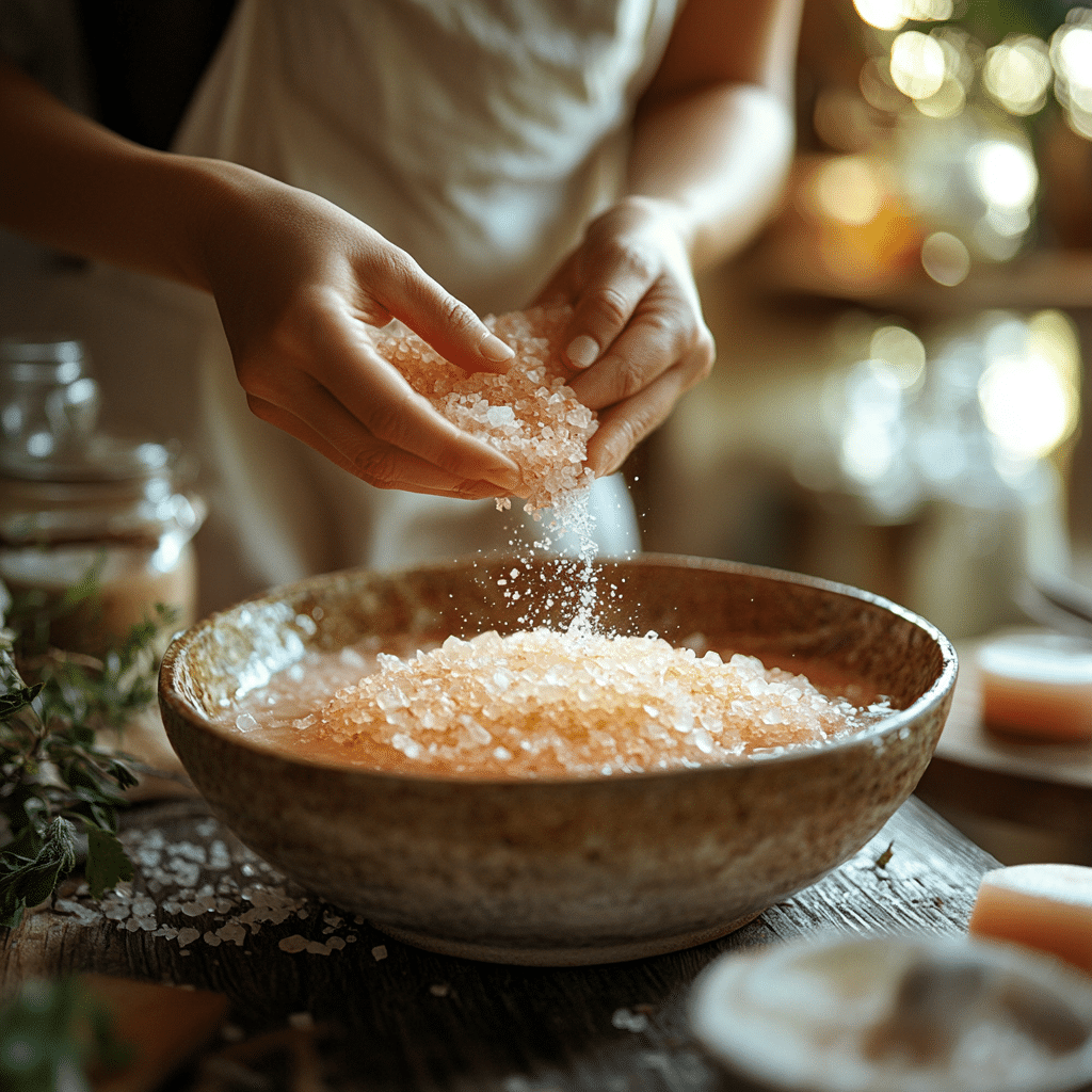 Pink Salt Weight Loss Recipe: A Simple Morning Trick That Works 9 u1471415212 Person stirring pink salt into warm water in a br a55bfdbd bb78 48db 8977 163873da674f 2