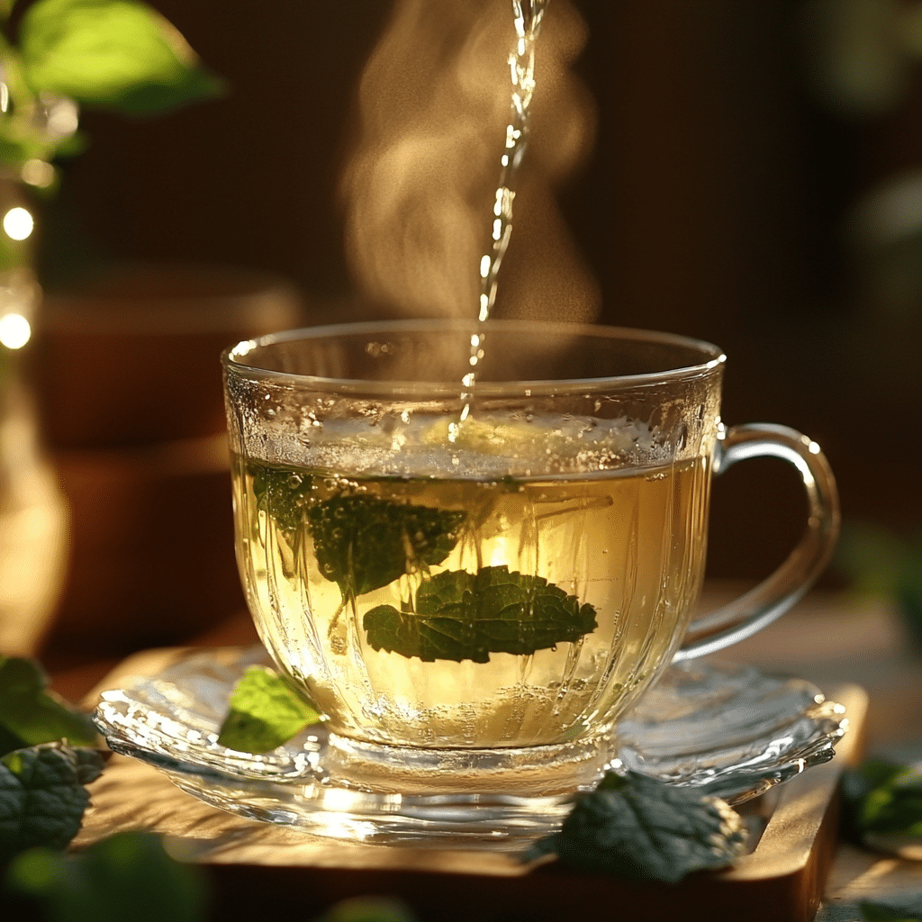 Lemon Balm Recipe: Naturally Calm Stress and Boost Digestion 11 u1471415212 Pouring hot water over lemon balm leaves in a gla 972e297b 7a0a 4e2c a2bb 1175a098b500 3