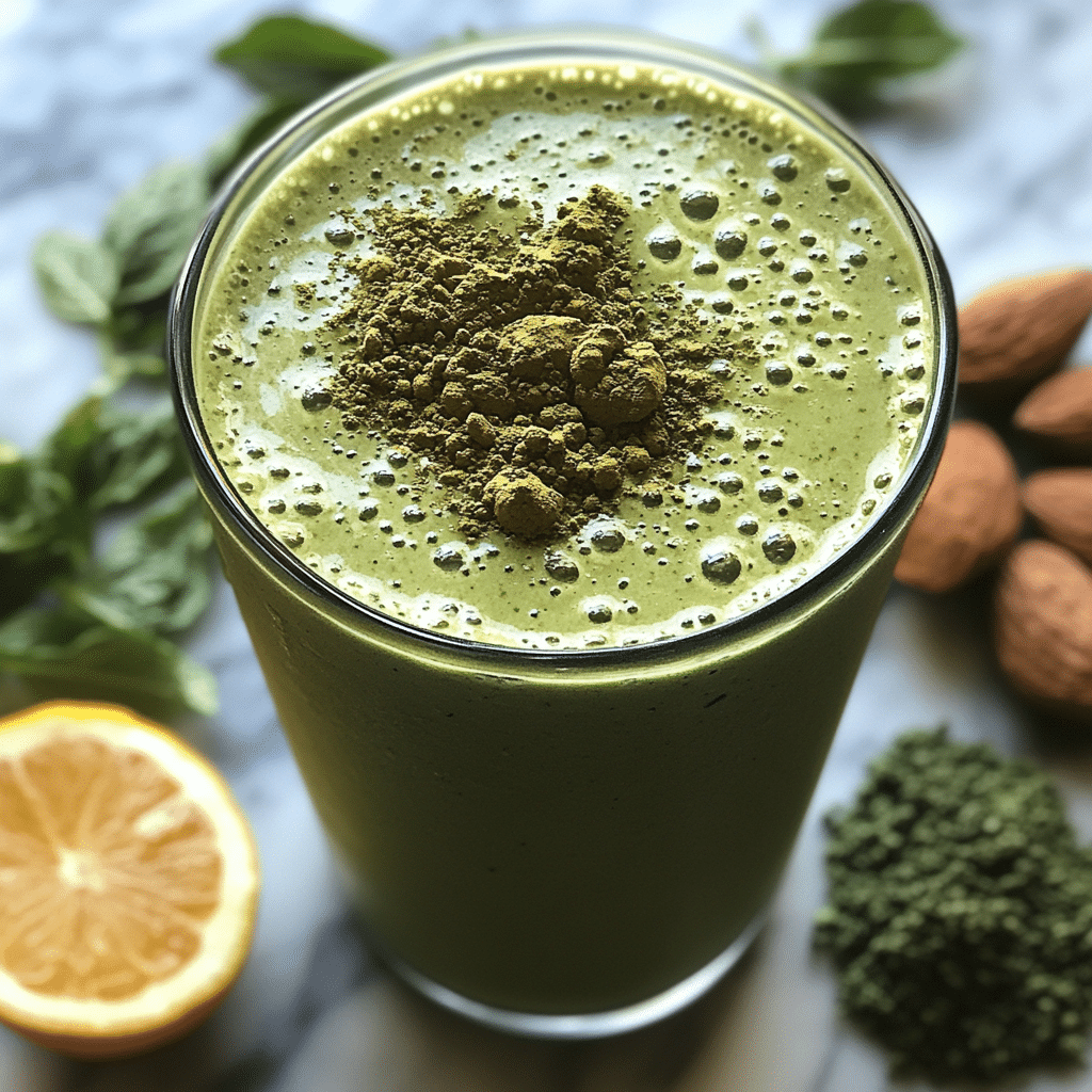 Blended Matcha Recipe – Creamy, Cool, Clean Energy in a Glass 2 blended matcha recipe card layout