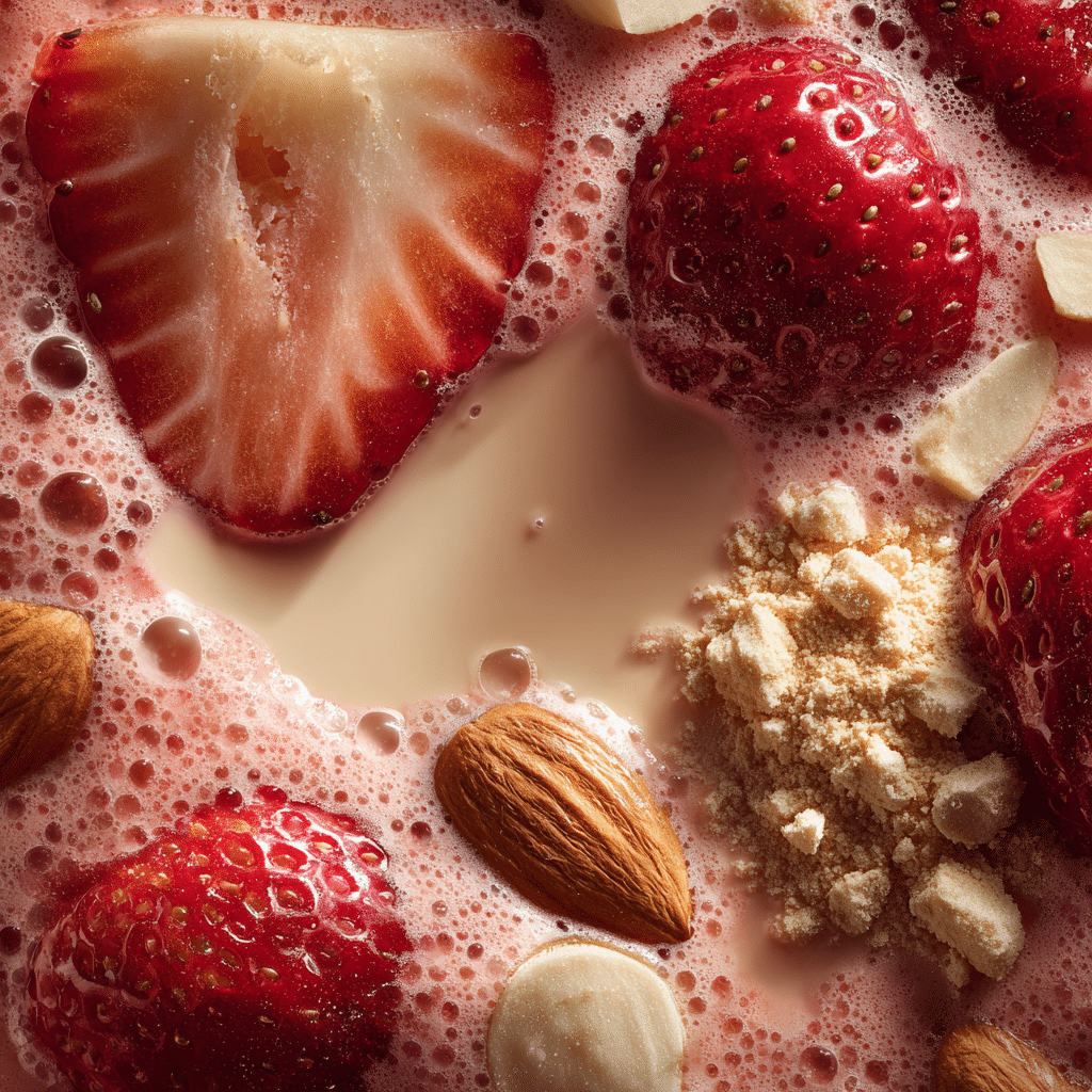 Strawberry Protein Smoothie: 9 Healthy Recipes & Tips 12 u1471415212 Samsung S24 Ultra close up of smoothie ingredient 6349e231 3b2d 46de 986e 96af2dc71026 0