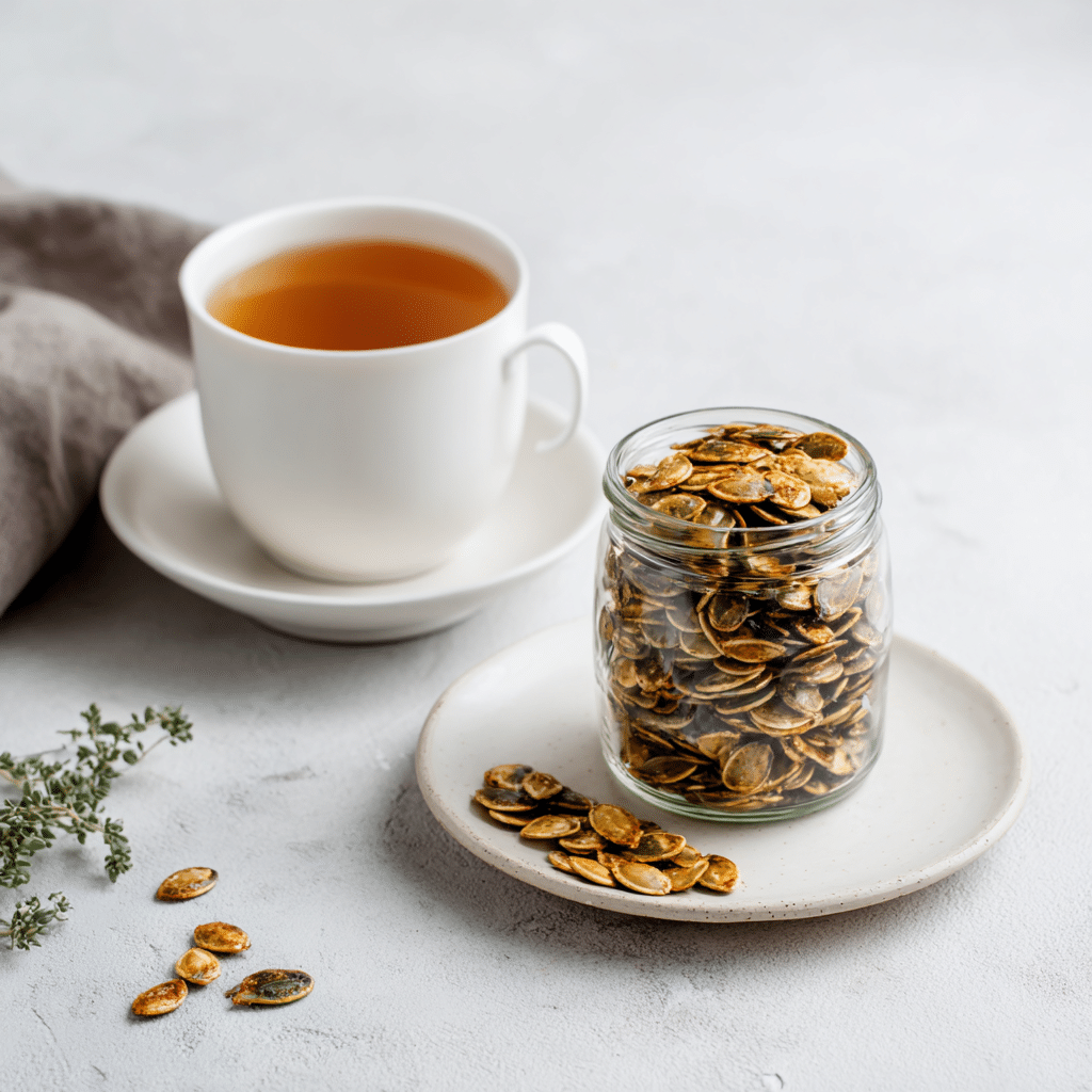 Best Bariatric Seed Recipes in 2025 That Actually Work for Weight Loss 4 u1471415212 Small glass jar filled with roasted pumpkin seeds 5aac4674 92b7 498f b36c 8950572a2c9b 1