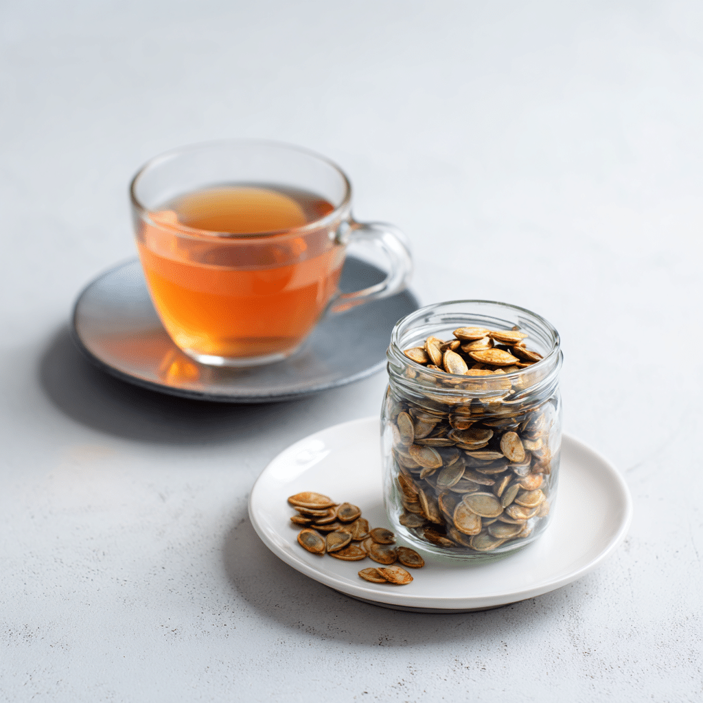 Bariatric Pumpkin Seed Recipe for Crunchy Weight Loss Success 12 u1471415212 Small glass jar filled with roasted pumpkin seeds 5aac4674 92b7 498f b36c 8950572a2c9b 3