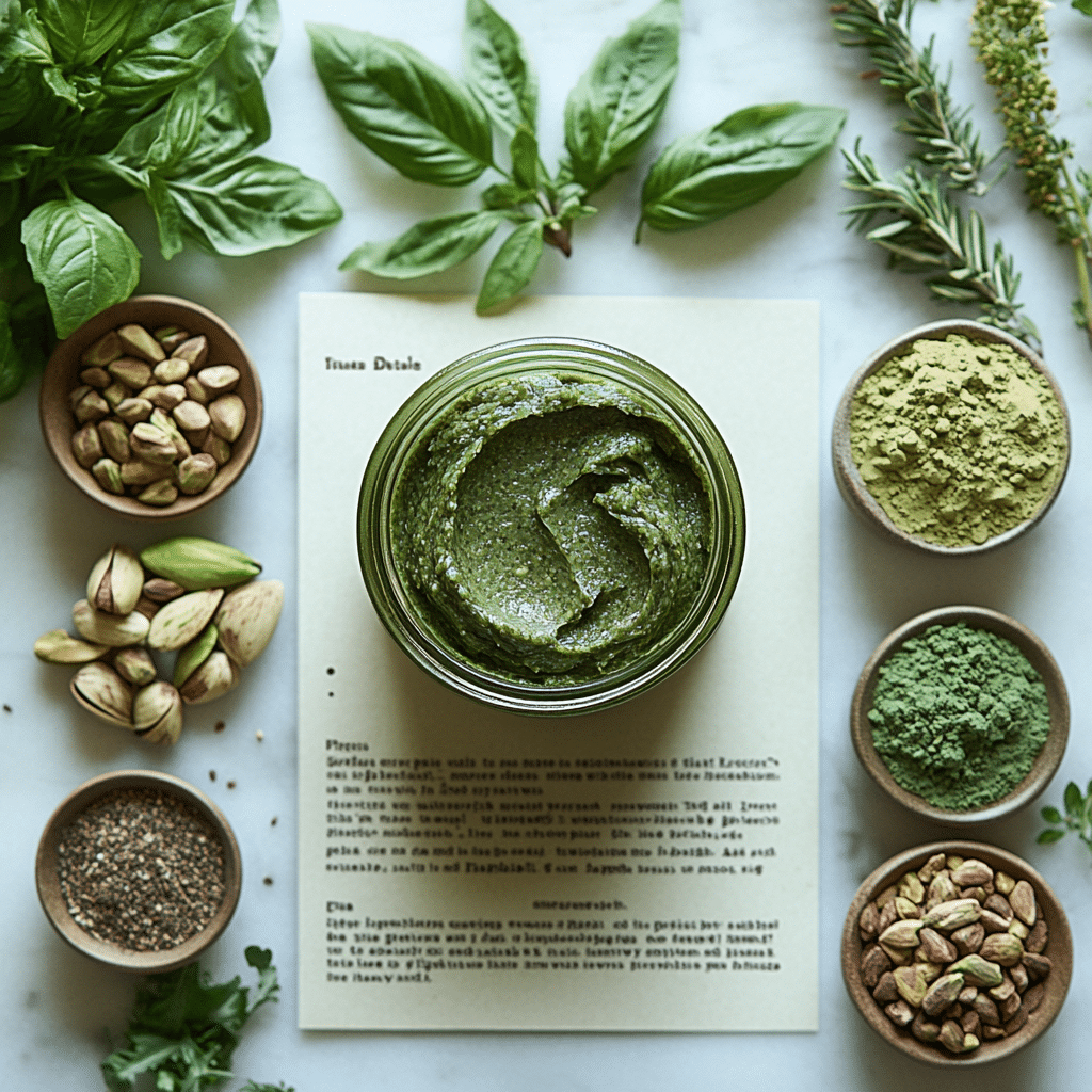 Vegan Pistachio Butter: Creamy, Healthy, and Easy to Make at Home 2 vegan pistachio butter recipe card