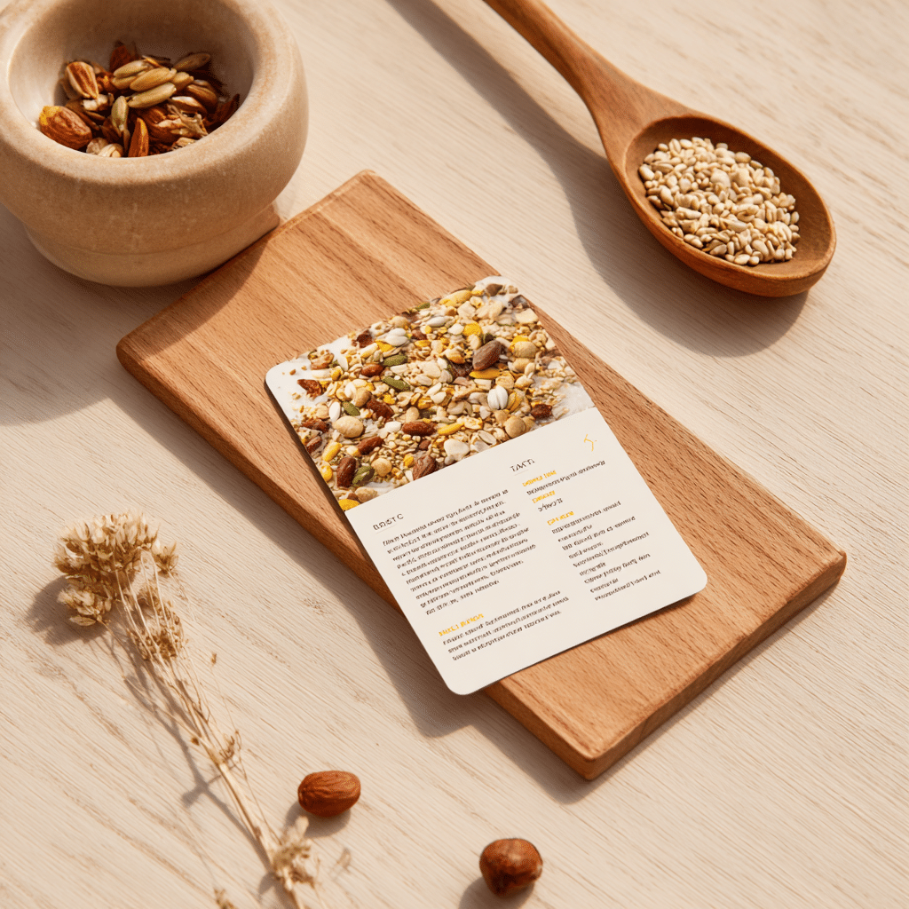 Bariatric Pumpkin Seed Recipe for Crunchy Weight Loss Success 2 Recipe card for bariatric pumpkin seed snack