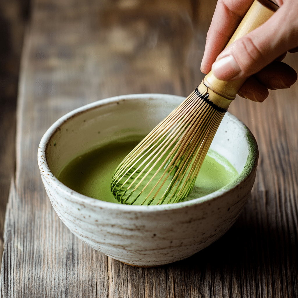 Iced Matcha Latte Recipe: Creamy, Healthy, and Ready in 5 Minutes 3 u1471415212 hand whisking bright green matcha in a white cera 057d2b90 ac64 4c96 908c aa1cebe59f06 2