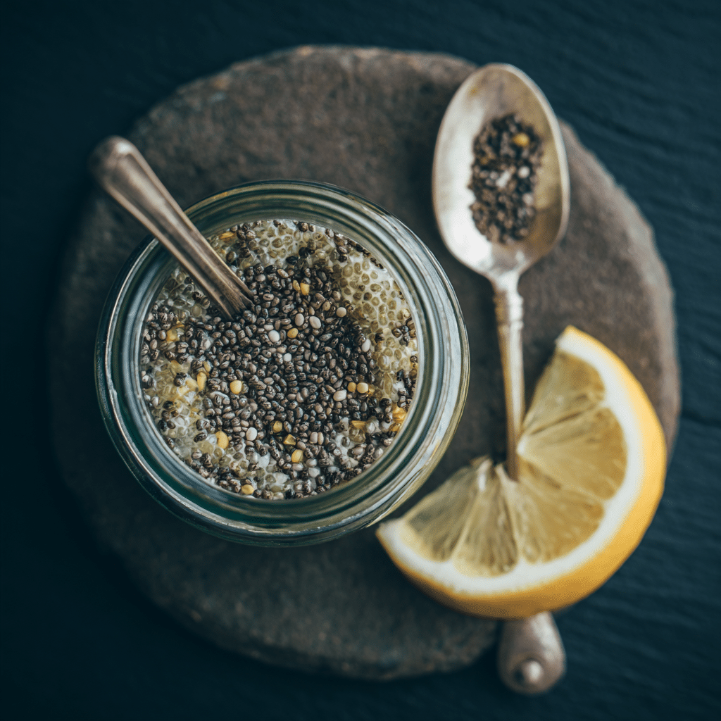 Bariatric Seed Recipe for Weight Loss: Natural, Simple & Proven 12 u1471415212 top view of gelled seed mixture in clear jar spoo aed1538c d008 449a ab32 e522aa6af8c2 1