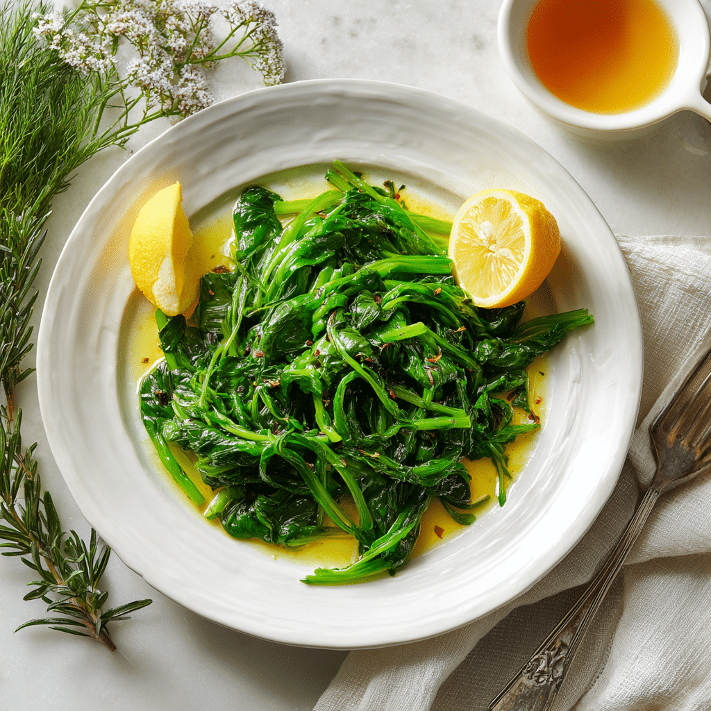 Dandelion Greens Recipe: Savory, Healthy Side Dish Made Simple 5 u1471415212 A plated serving of dandelion greens recipe style 4be09471 1335 4c34 80a6 3eebd8c0a4e8 2