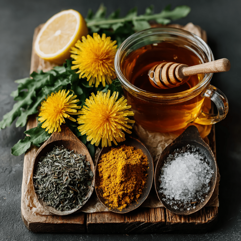 Dandelion Tea Recipe – Natural Wellness in Every Cup 3 u1471415212 Flat lay of ingredients for dandelion tea recipe 6a4b6bef ab7a 4bb1 b57e 66ff203a0bc4 3