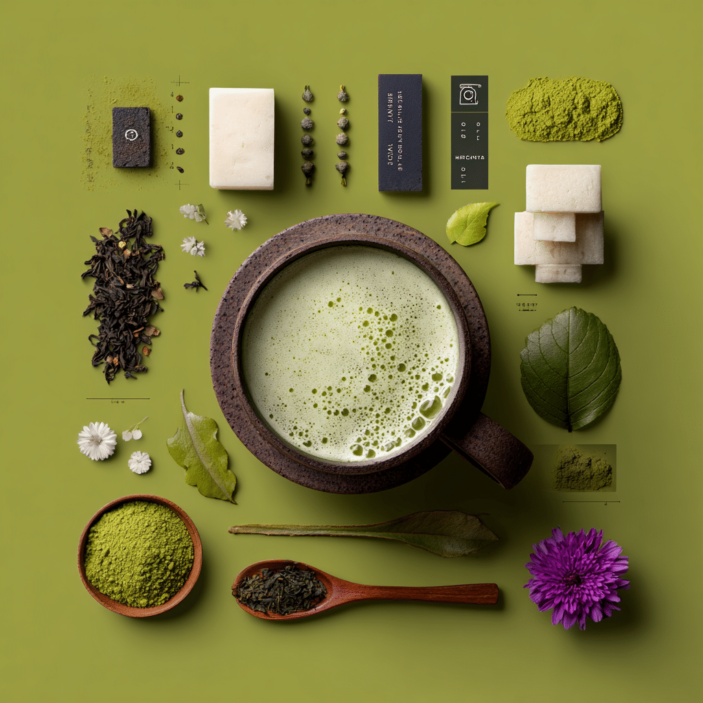 Hojicha Latte vs Matcha – Delicious Energy or Relaxing Comfort? 2 Recipe card for matcha and hojicha lattes