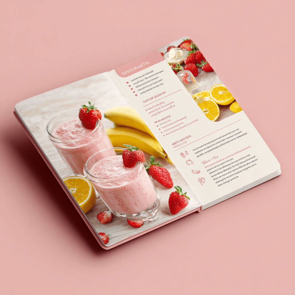 Strawberry Mango Banana Smoothie – Refreshing and Naturally Sweet 2 strawberry mango banana smoothie recipe card