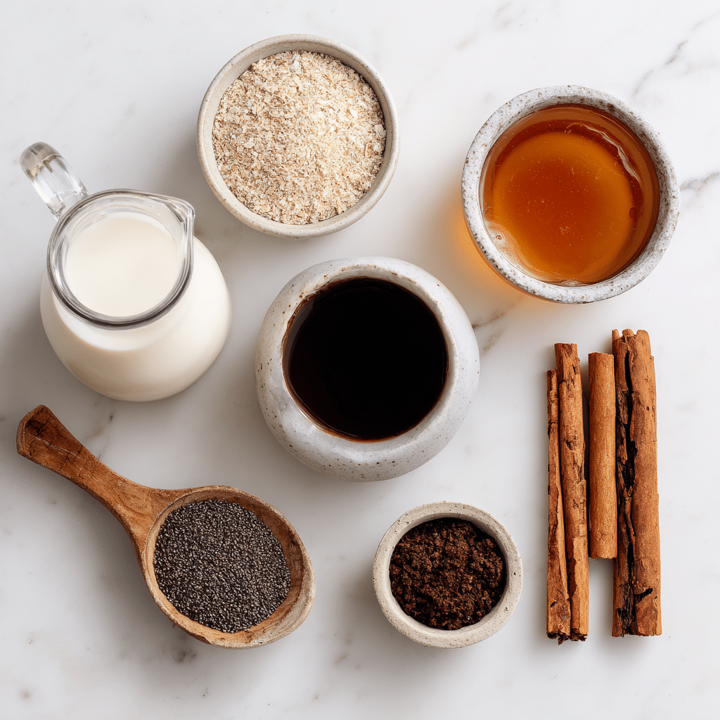 Vegan Iced Coffee: Easy, Creamy, Dairy-Free Ways to Enjoy It 4 u1471415212 Vegan iced coffee ingredients laid flat oat milk 13ce9875 9dfd 4aeb 9ef5 74d0b7b04b9f 2